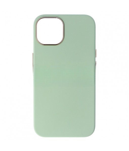 Husa iPhone 14, Silicon Liquid Cover, Verde Pistachio